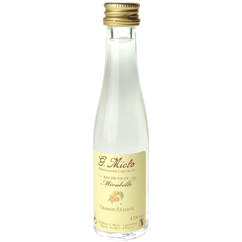 Eau de Vie de Mirabelle Grande Réserve Distillerie Miclo (3cl)1